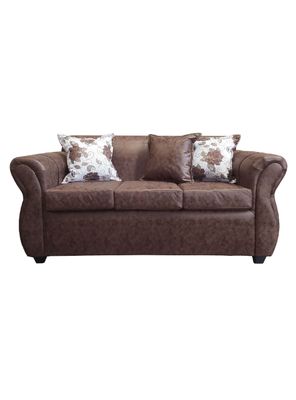 Imagen 1 del producto Sofá Con Resorte Estructural 3 Cuerpos York Envejecido