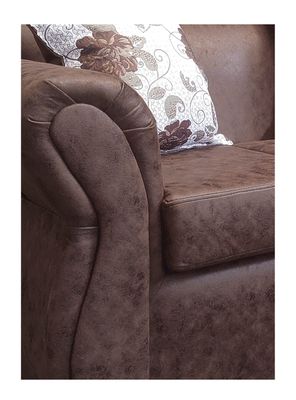 Imagen 2 del producto Sofá Con Resorte Estructural 3 Cuerpos York Envejecido