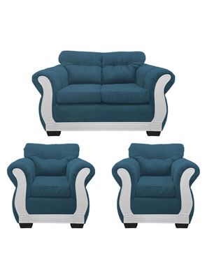 Living Con Resorte Estructural 4 Cuerpos 2+1+1 Taurus Chenille Premium Edición Limitada