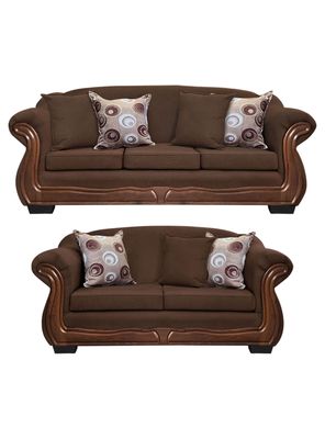 Imagen 1 del producto Living Con Resorte Estructural 7 Cuerpos Búfalo 4+3 Chenille X