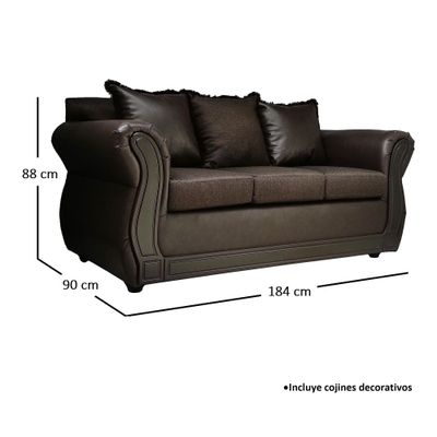 Imagen 2 del producto Living Con Resorte Estructural 5 Cuerpos 3+1+1 Castilla Late