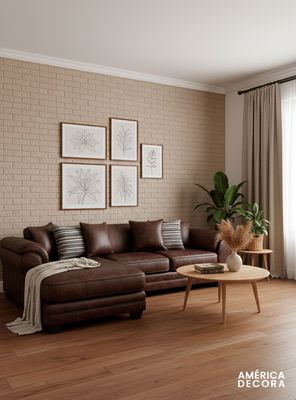 Imagen 2 del producto Sofá Seccional Izquierdo 5 Cuerpos XL Versión Premium Grandón Envejecido