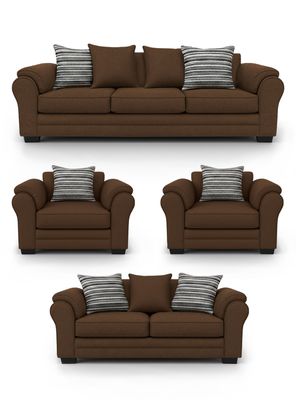 Living 9 Cuerpos 4+3+1+1 XL Con Resorte Estructural Grandón Chenille