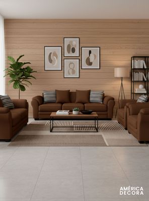 Imagen 2 del producto Living 9 Cuerpos 4+3+1+1 XL Con Resorte Estructural Grandón Chenille 