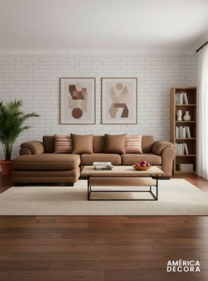 Imagen 2 del producto Sofá Seccional Izquierdo 5 Cuerpos XL Con Resorte Estructural Grandón Chenille 