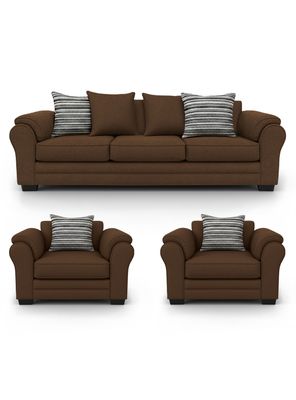 Living 6 Cuerpos 4+1+1 XL Con Resorte Estructural Grandón Chenille