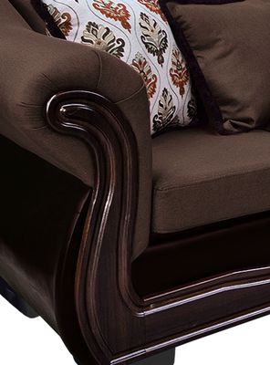 Imagen 2 del producto Living Con Resorte Estructural 6 Cuerpos Búfalo 4+1+1 Chenille+PU