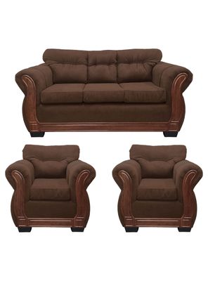 Living Con Respaldo Confortable 5 Personas Taurus 3+1+1 Chenille X