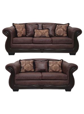 Living Con Resorte Estructural 7 Cuerpos 4+3 Grand Búfalo Envejecido Versión PREMIUM