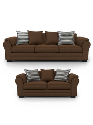 Living 7 Cuerpos 4+3 XL Con Resorte Estructural Grandón Chenille