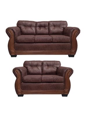 Living Con Respaldo Confortable 5 Personas Taurus 3+2 Envejecido X