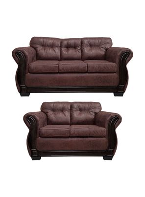 Living Con Respaldo Confortable 5 Personas Taurus 3+2 Envejecido