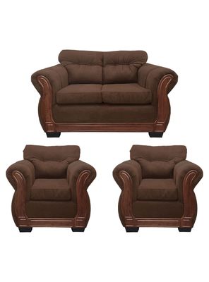 Living Con Respaldo confortable 4 Cuerpos 2+1+1 Taurus Chenille X