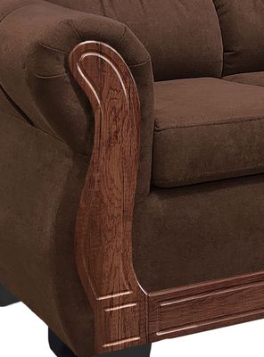 Imagen 2 del producto Living Con Respaldo Confortable 6 Personas Taurus 3+2+1 Chenille X