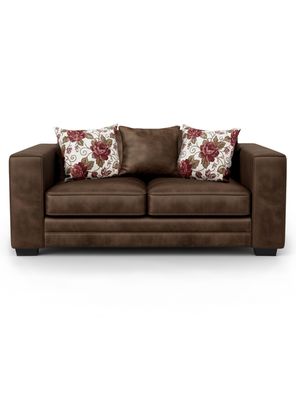 Sofá 3 Cuerpos XL Con Resorte Estructural Palazzo Envejecido