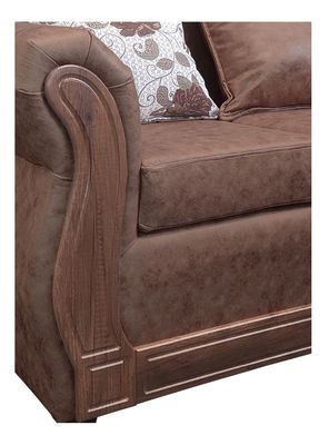 Imagen 2 del producto Sofá Con Resorte Estructural 3 Cuerpos Eleonor Envejecido X