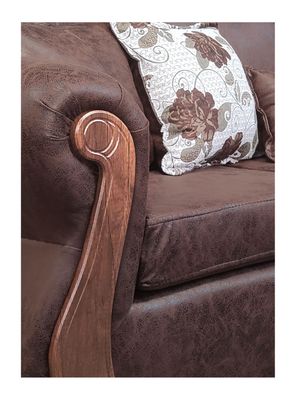 Imagen 2 del producto Living Con Resorte Estructural 6 Cuerpos 4+1+1 Grand Santi Envejecido X