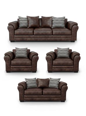 Living 9 Cuerpos 4+3+1+1 XL Versión Premium Grandón Envejecido