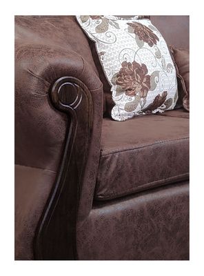 Imagen 2 del producto Living Con Resorte Estructural 9 Cuerpos 4+3+1+1 Grand Santi Envejecido