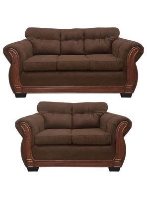 Living Con Respaldo Confortable 5 Personas Taurus 3+2 Chenille X