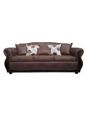 Sofá Con Resorte Estructural 4 Cuerpos Grand Santi Envejecido