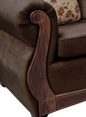 Imagen 2 del producto Living Con Resorte Estructural 5 Cuerpos 3+1+1 Gran Santi Chenille X