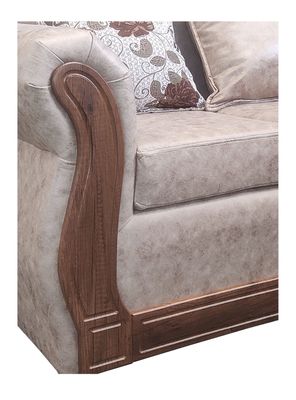 Imagen 2 del producto Living Con Resorte Estructural 5 Cuerpos 3+1+1 Eleonor Envejecido X