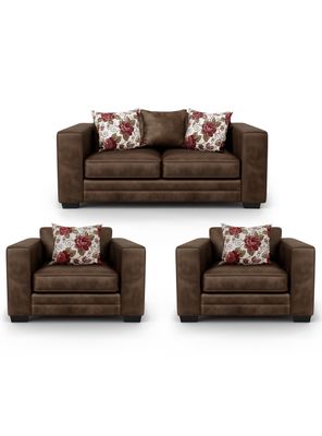 Imagen 1 del producto Living 5 Cuerpos 3+1+1 XL Con Resorte Estructural Palazzo Envejecido