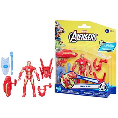 Imagen 2 del producto Figura de Acción Marvel Avengers Epic Hero Series Iron Man Con Equipamiento de Batalla