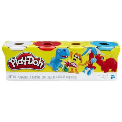 Imagen 2 del producto Play-Doh Set 4 Colores Clásicos, Latas De 112 Gr