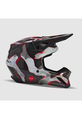Imagen 2 del producto Casco Moto V1 Atlas Gris/Rojo Fox