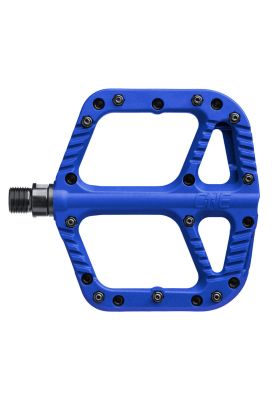 Pedales Bicicleta Flat Resina Azul One Up