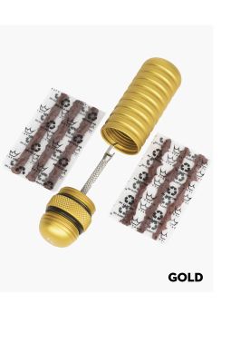 Kit de Reparacion Tubular Holeshot Dorado Peaty´s