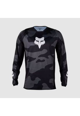 Polera Moto 180 Bnkr Camo Negro Fox