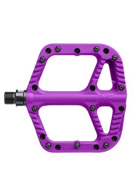 Pedales Bicicleta Flat Resina Morado One Up