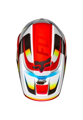 Imagen 2 del producto Visera Moto Niño Motif Rojo/Blanco Fox