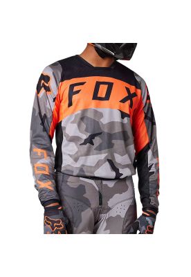 Imagen 2 del producto Polera Moto 180 BKNR Camo Gris/Naranjo Fox