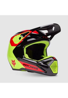 Imagen 2 del producto Casco Moto V1 Polaris Negro/Amarillo Fox