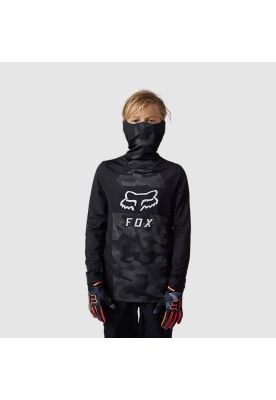 Imagen 2 del producto Polera Moto Niño Ranger Drive Krux SXS Con Cuello Negro Camo Fox