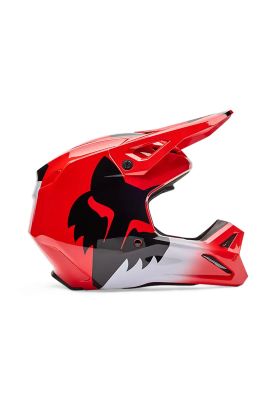 Casco Moto V1 Shield Rojo Fox
