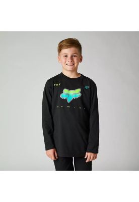 Imagen 2 del producto Polera Lifestyle Niño RKANE Mangla Larga Negro Fox