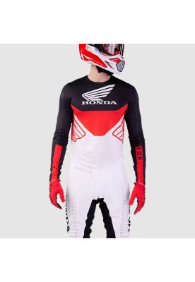 Imagen 2 del producto Polera Moto Flexair Honda Rojo/Blanco Fox