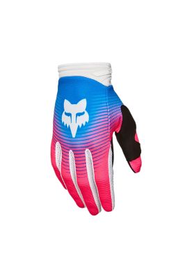 Guantes Moto 180 Collect Azul/Rosado Fox