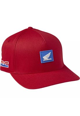 Gorro Jockey Lifestyle Honda Wing Flexfit Rojo Fox