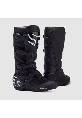 Botas Moto Mujer Comp Negro/Blanco Fox