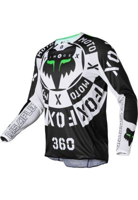 Imagen 2 del producto Polera Moto 360 Nobyl Negro Fox