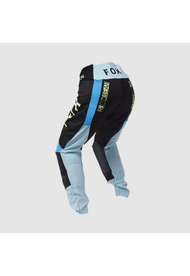 Imagen 2 del producto Pantalon Moto Mujer 180 Race Spec Negro/Celeste Fox