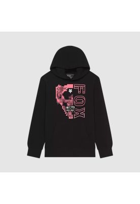 Poleron Lifestyle Niño Image Skull Negro Fox