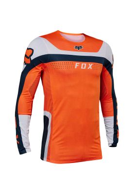 Polera Moto Flexair Efekt Naranjo/Azul/Blanco Fox