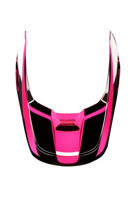 Visera Moto Niño V1 Przm Negro/Rosado Fox